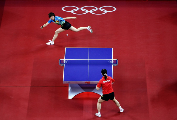 El remate en el ping pong